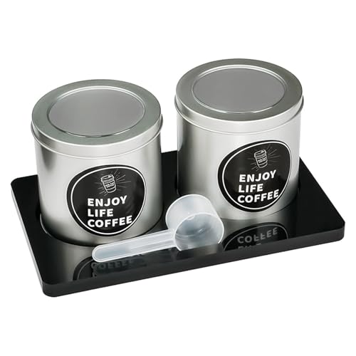 Kaffeedosen-Set für Küche, Vorratsdosen, Lebensmittelbehälter, Aufbewahrungsflaschen, Vorratsdose für Kaffee