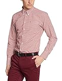 Merc of London Herren JAPSTER, Shirt Smoking Hemd, Rot (Blood), X-Small (Herstellergröße: XS)