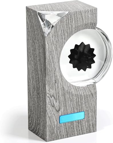 Ferrofluid-Lautsprecher Music Mate/Sound Partner – Tanzendes Ferrofluid mit Musikrhythmus, Anzeigelampe, Magnet-Flüssigkeitsspielzeug, Desktop-Dekoration – Teenager-Geschenke, Grau