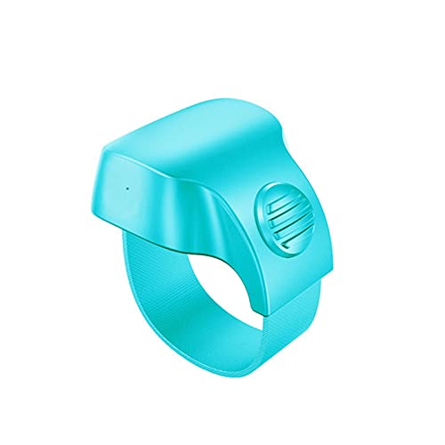 SCRUBY Intelligenter tragbarer wiederaufladbarer Bluetooth 5.1 Selfie-Ring, kabellose Fernbedienung, verstellbar, multifunktional, tragbares Gerät (blau)