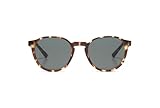 KOMONO Liam Tortoise Unisex Oval Cellulosepropionat-Sonnenbrille für Damen und Herren mit UV-Schutz und kratzfesten Gläsern