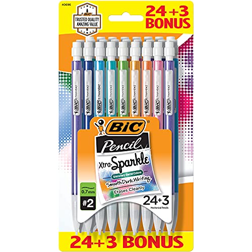 Bic Sparkle Mechanical Pencil, pack of 24 + 3 FREE!