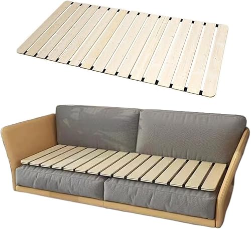 Gvqng StrapazierfäHig Sofakissen StüTzbrett, Sofaschoner FüR DurchhäNgende Sitz- Und StuhlfläChen, Klappbare Holzlattenroste Einzelmatratze, Reparatur-Ersatzpolster,A,120X180CM