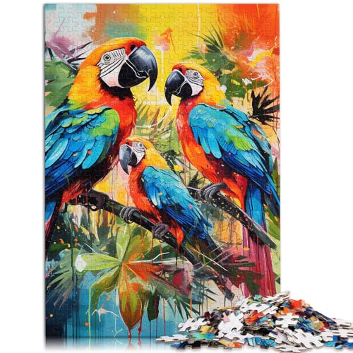 Puzzle für Puzzle Art Tukane 1000 Teile Puzzle Holzpuzzle Jedes Teil ist einzigartig - Anspruchsvolles Familienspaßspiel 1000 Teile (50 x 75 cm)