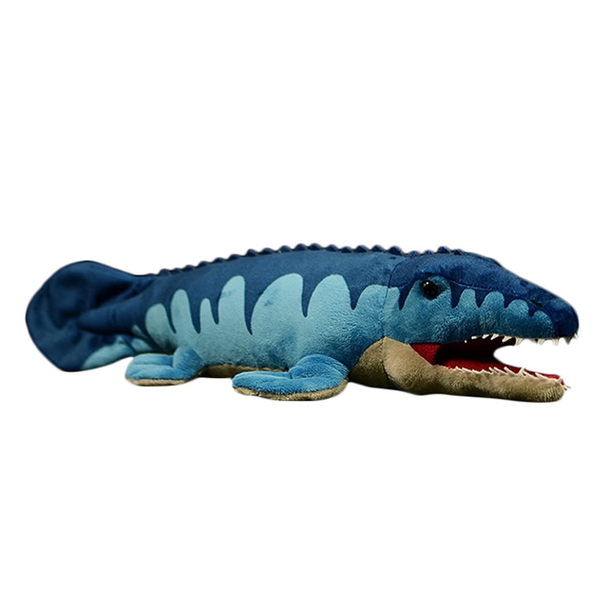 DANAIM Mosasaurus Dinosaurier Plüschtier 18 Zoll Mosasaurus Spielzeug, Dinosaurier Stofftier for Kinder, Baby Geschenk, Wohndekoration, Kuscheltier