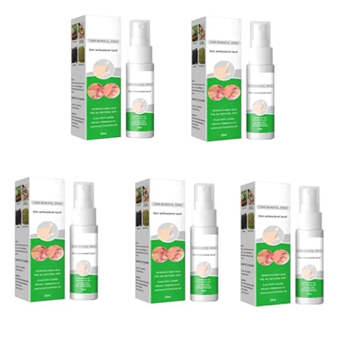 Hühneraugen-Entfernungsspray, Hühneraugenentferner für Füße, Hühneraugen-Entferner Power-Spray, Hühneraugen-Entferner-Flüssigkeit (5PCS)