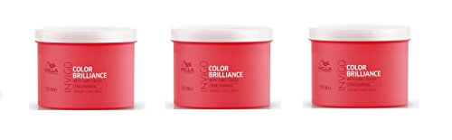 Wella Invigo Color Brilliance Vibrant Color Feine/Normale Maske, 500 ml, 3 Stück