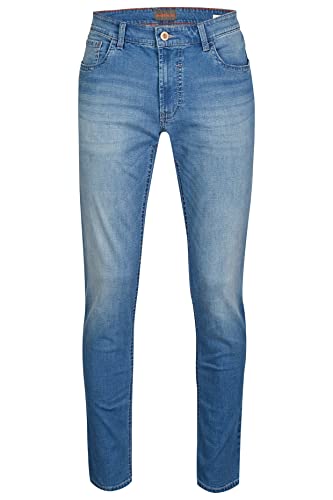 Hattric Herren 5-Pocket-Jeans Harris Summer Denim Bleached 35/32 35/32