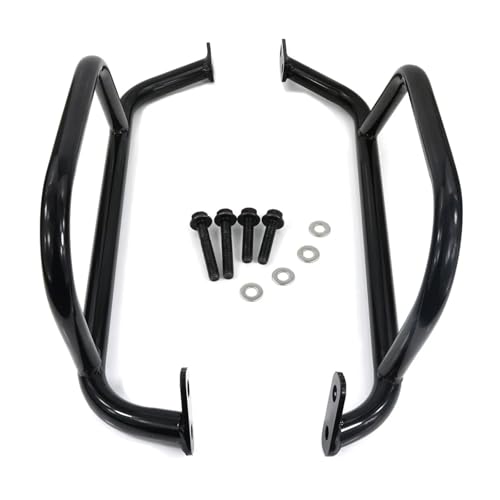 Motorrad Crashbars Für Kawasaki Für KLR650 Für KLR 650 1987-2018 Seitlicher Crash Bar Motorrad Motorschutz Stoßstange Stunt Cage Heckrahmen Verkleidungsschutz Motorschutz Sturzbügel