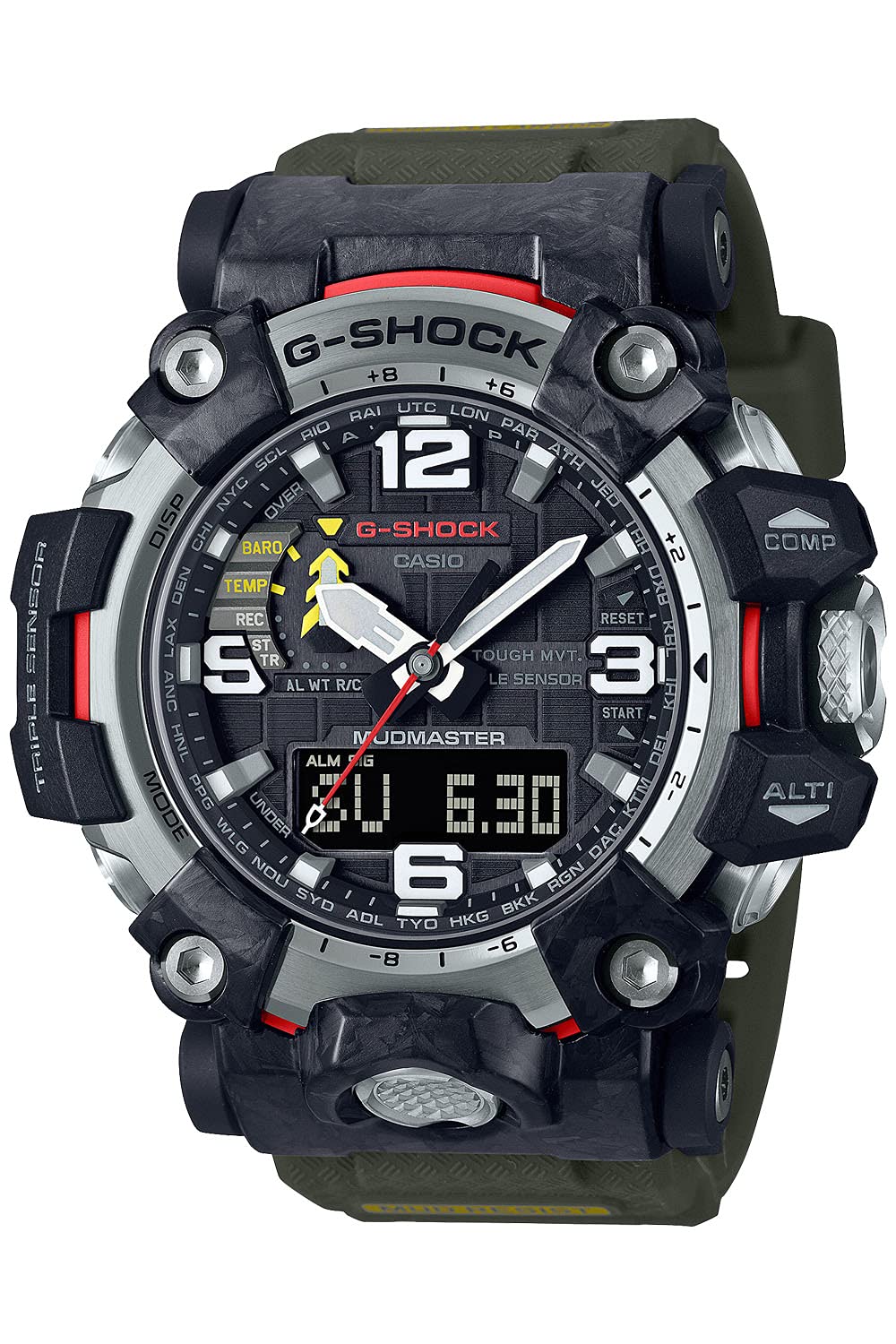 CASIO G-Shock GWG-2000-1A3JF [G-Shock Carbon MUDMASTER Funk-Solar-Sensor] Versand aus Japan