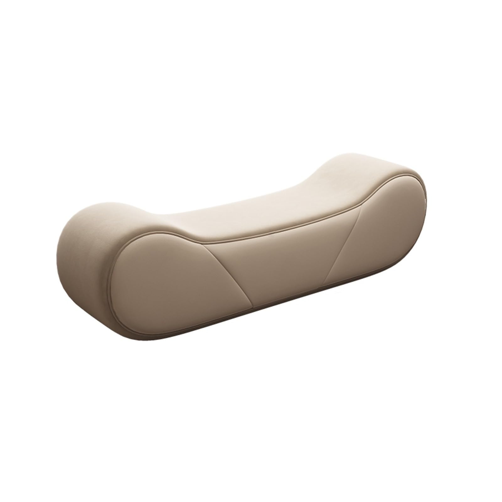 guiling-1986 Sitzbank für Schlafzimmer Schlafzimmer-Samt-Betthocker, Schuhwechselhocker, Ottomane, einfache Garderobenbank, Sofahocker Bettbank(Beige,180 * 50 * 50cm)