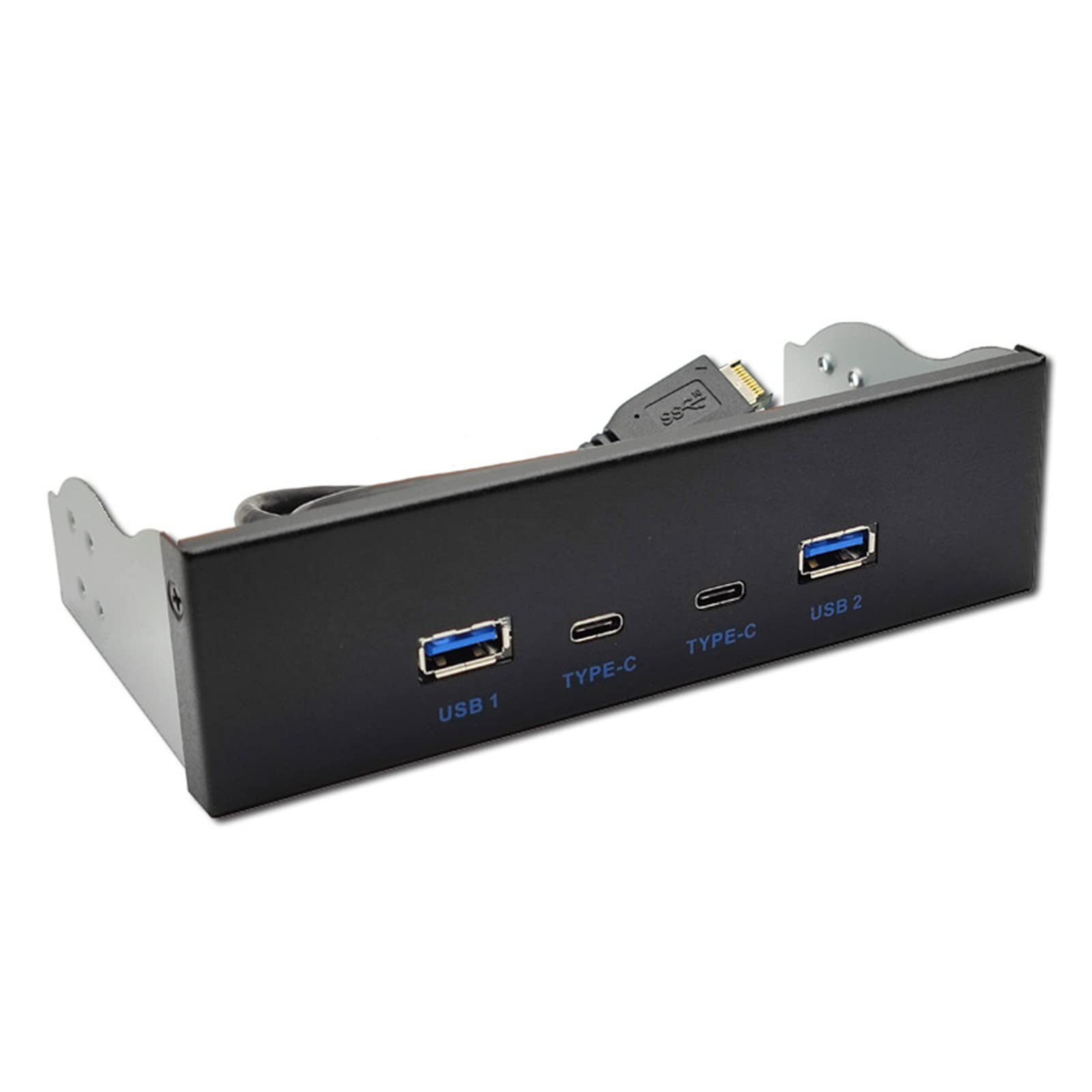 USB 3.2-Frontplatten Hub Multi USB Steckplatz USB 3.2-Typ C Super Speed Anschluss Passend Für 3 5-Zoll Open Bay Space Panel Für Optisches Laufwerk Optisches Laufwerk