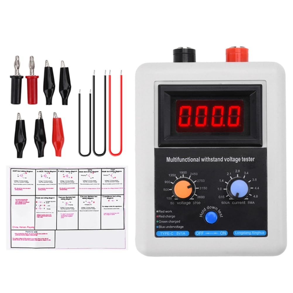 Kiudduy 0 V-3500 V IGBT-Spannungsfähigkeit Transistortester Diode MOS Triode LED Spannungsfähigkeit für MOV-Tester Rot