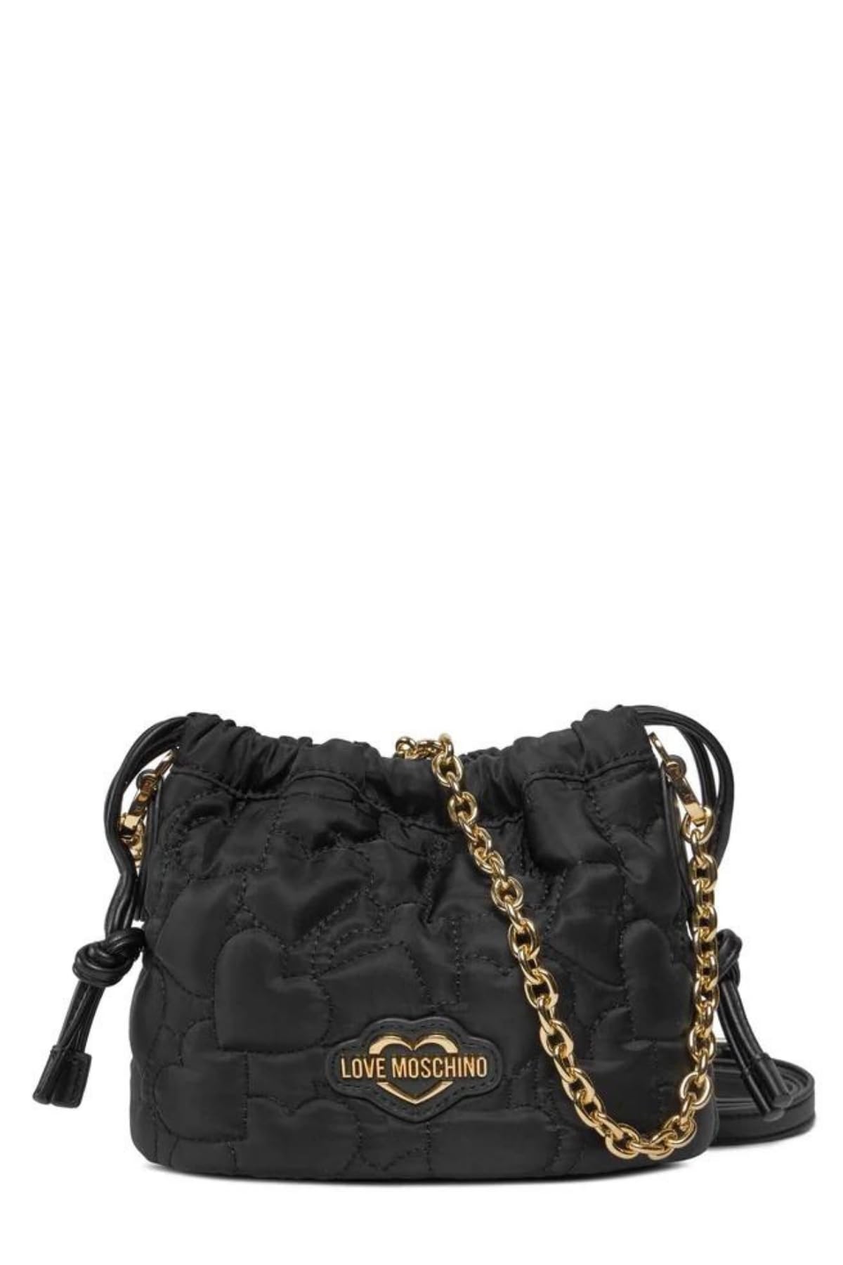 Love Moschino Damen MINIBAG, Schwarz