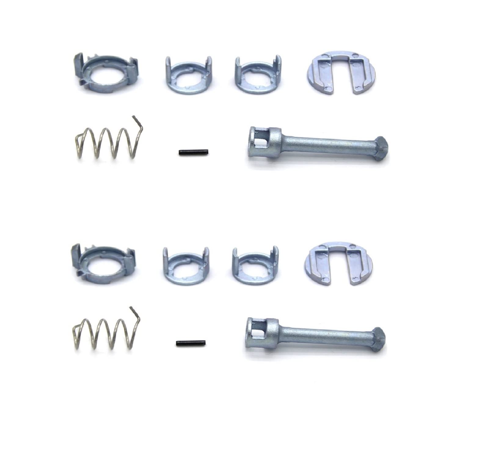 VLZUNO 2 Sets VORNE Links RECHTS 7 Teile/Satz TÜRSCHLOSS-REPARATURSATZ 45,7 MM, for, E46 Autotür-Schließzylinder