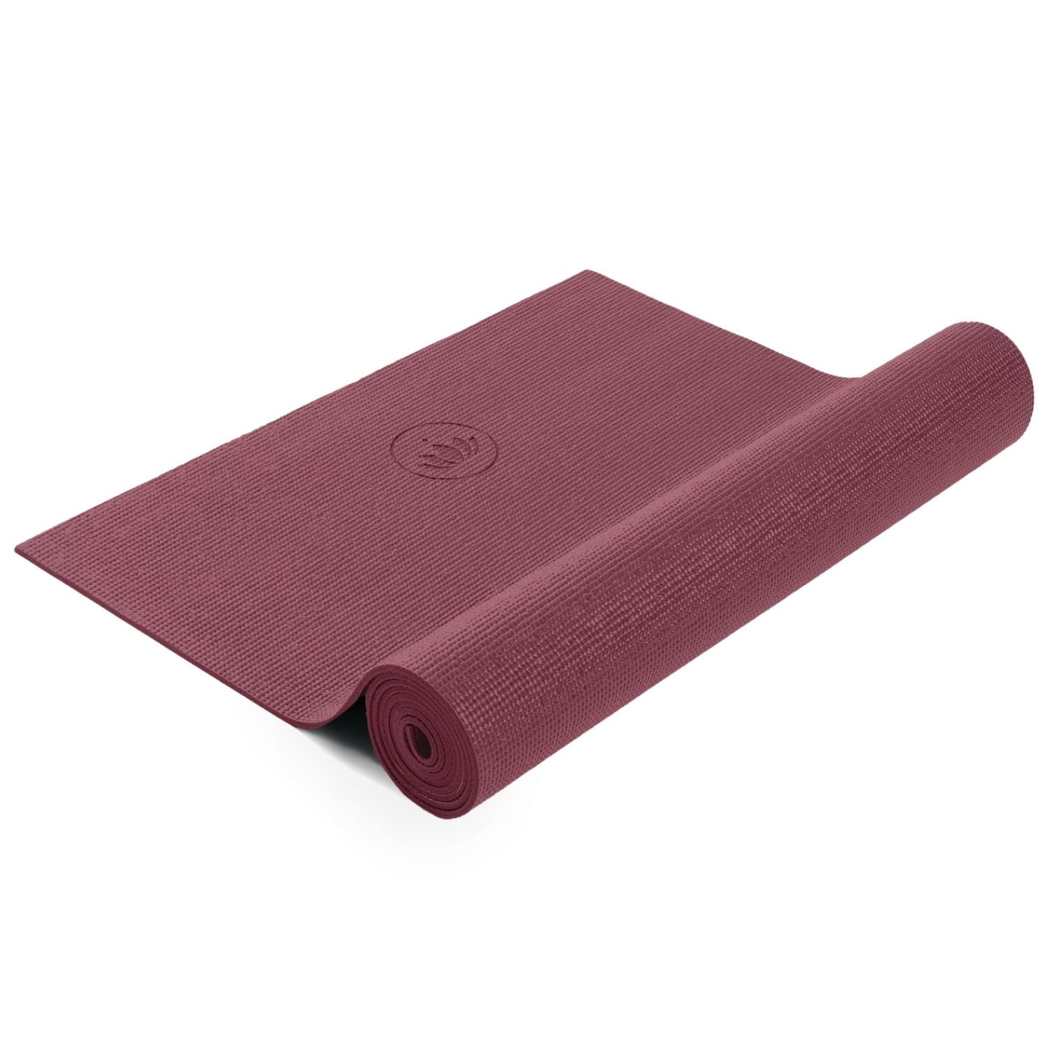 Lotuscrafts Yogamatte Mudra Studio XL [5mm Dicke] - Hautfreundlich & Schadstoffgeprüft - für Anfänger und Fortgeschrittene - Profi Matte für Yoga, Pilates, Sport und Training (Aubergine)