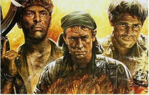 HfmQuisutron Jigsaw Puzzle 1000 Stück Retro Action Krieg Film Killing Fields Poster Für Spaß Erwachsene Holzpuzzle Spielzeug Kw74Zt