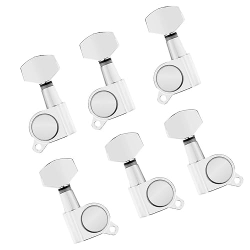 Strings Tuning Pegs Mechaniken Für Gitarre Verchromter Gitarren-Stimmstift, Stimmgerät-Kopf, Zubehör, Dichtungsstift 3L3R