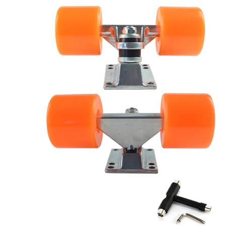 Mllepjdh Skateboards, Rad und LKW, geräuschlos, Kugellager, Rollen, Longboards, Trucks, Rad-Hardware, Skateboard-Zubehör