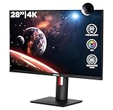 Konix Mythics 28“ Vidar 4K Gaming-Monitor PC, PS4, PS5, Switch und Xbox - UHD-Auflösung 2.160 px - Frequenz 60 Hz - 1 ms - 3 x HDMI - IPS-Panel