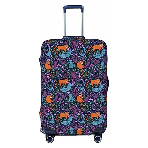 Miniks Reisegepäckhülle mit Katzendruck, strapazierfähig, passend für 45,7 - 81,3 cm große Gepäckstücke, Größe XL, Schwarz, X-Large