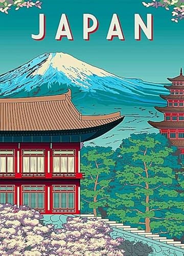 HfmQuisutron Jigsaw Puzzle 1000 Stück Stadt Reise Japanische Landschaft Wand Kunst Poster Holz Für Erwachsene Kinder Spiele Lernspielzeug Df367Zq