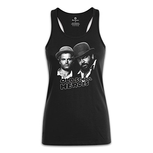 Bud Spencer® Damen Old School Heroes Tanktop (schwarz) (XXL)