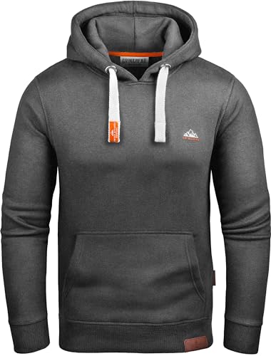 Grin&Bear Herren Kapuzenpullover anthrazit, S, GEC023