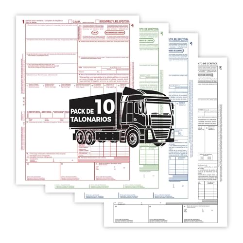 Paperafero - Packung 10 CMR Internationaler Verkehr | Akkorde zur gültigen Gesetzgebung (10)