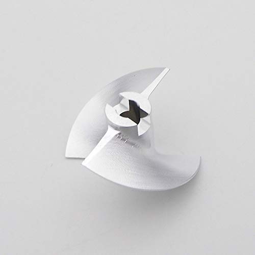 Jodriva 1PC Aluminium Metall CNC Propeller Jet Pumpe Triebwerk Propeller Prop 4mm 5mm Welle Durchmesser 40mm 26mm RC Jet Drive Boot Bootspropeller(D40xd5mm)