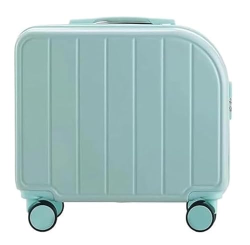 Koffer Trolley Reisekoffer 18-Zoll-Koffer Mit 4 Rädern ABS-Gepäcktasche Für Reisekoffer Handgepäck Koffer Gepäck Rollkoffer (Color : D, Size : 18 in)