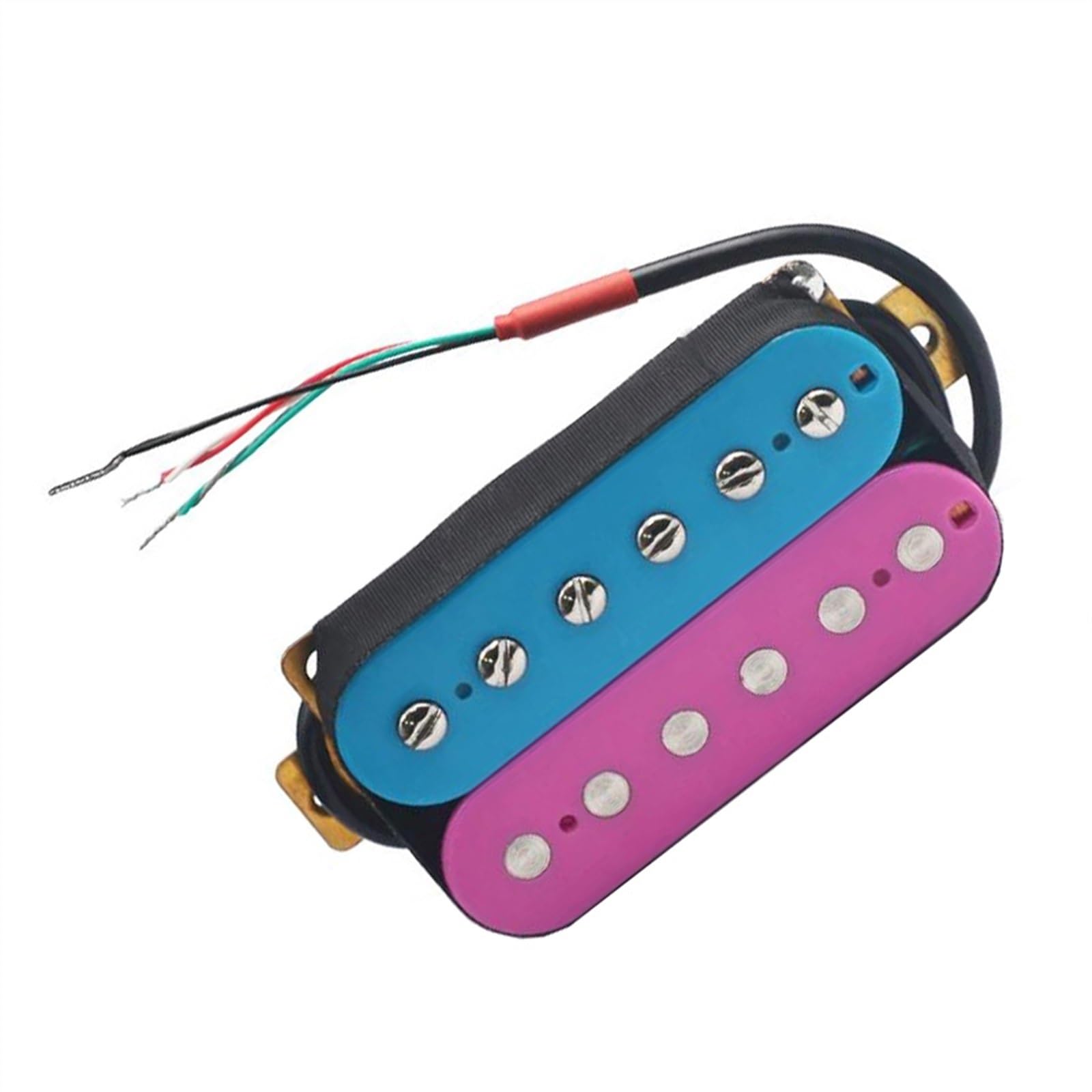 Himmelblau Lila E-Gitarre Humbucker Hals Pickup Kunststoffspule Verstellbare Schraube Gitarrenteile Single-Coil-Tonabnehmer