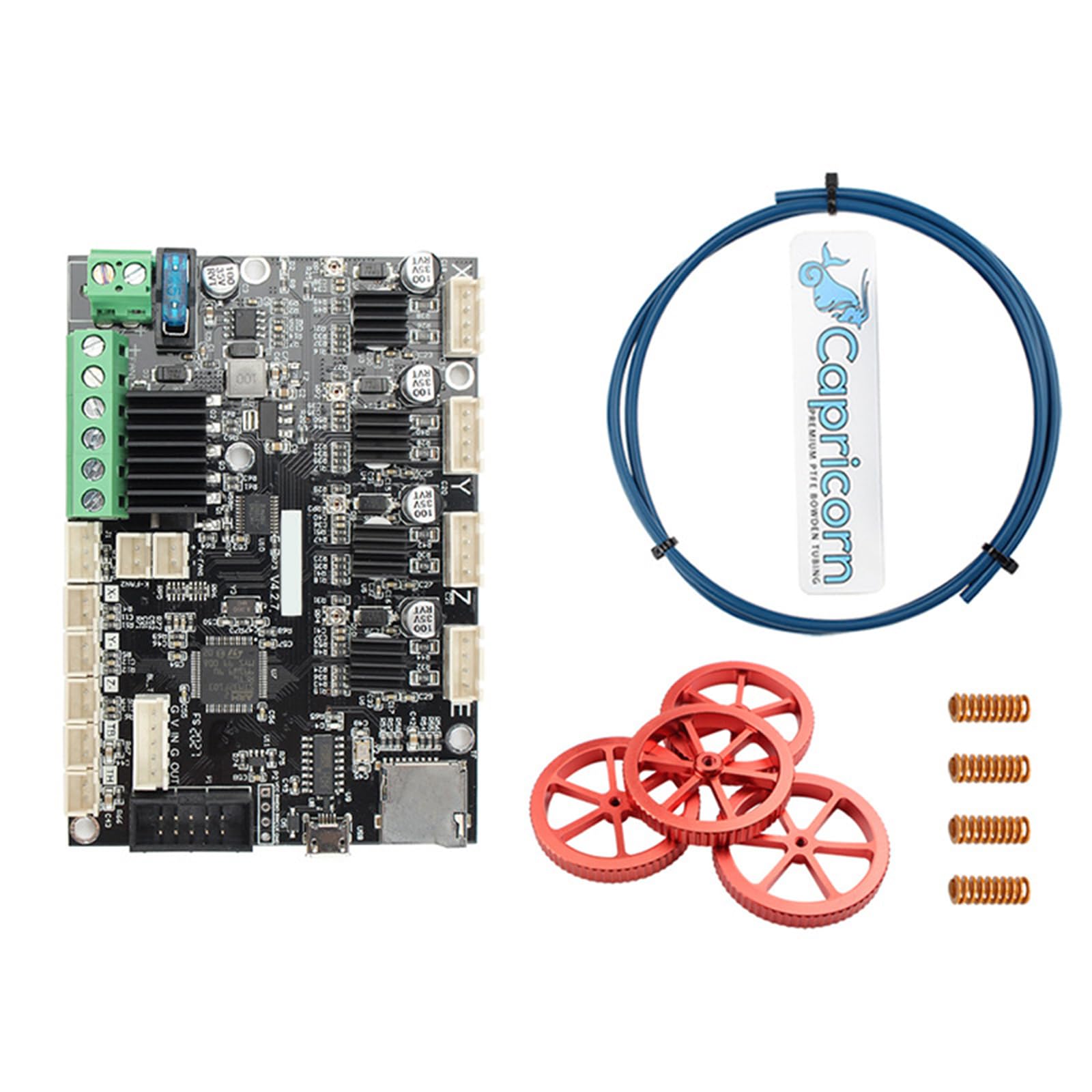 JTQYFI Verbessertes Mute Mainboard Mit TMC2225-Schrittmotortreiber 4.2.7 Motherboards Für 3/3 5 3D Drucker Zubehörinstallation