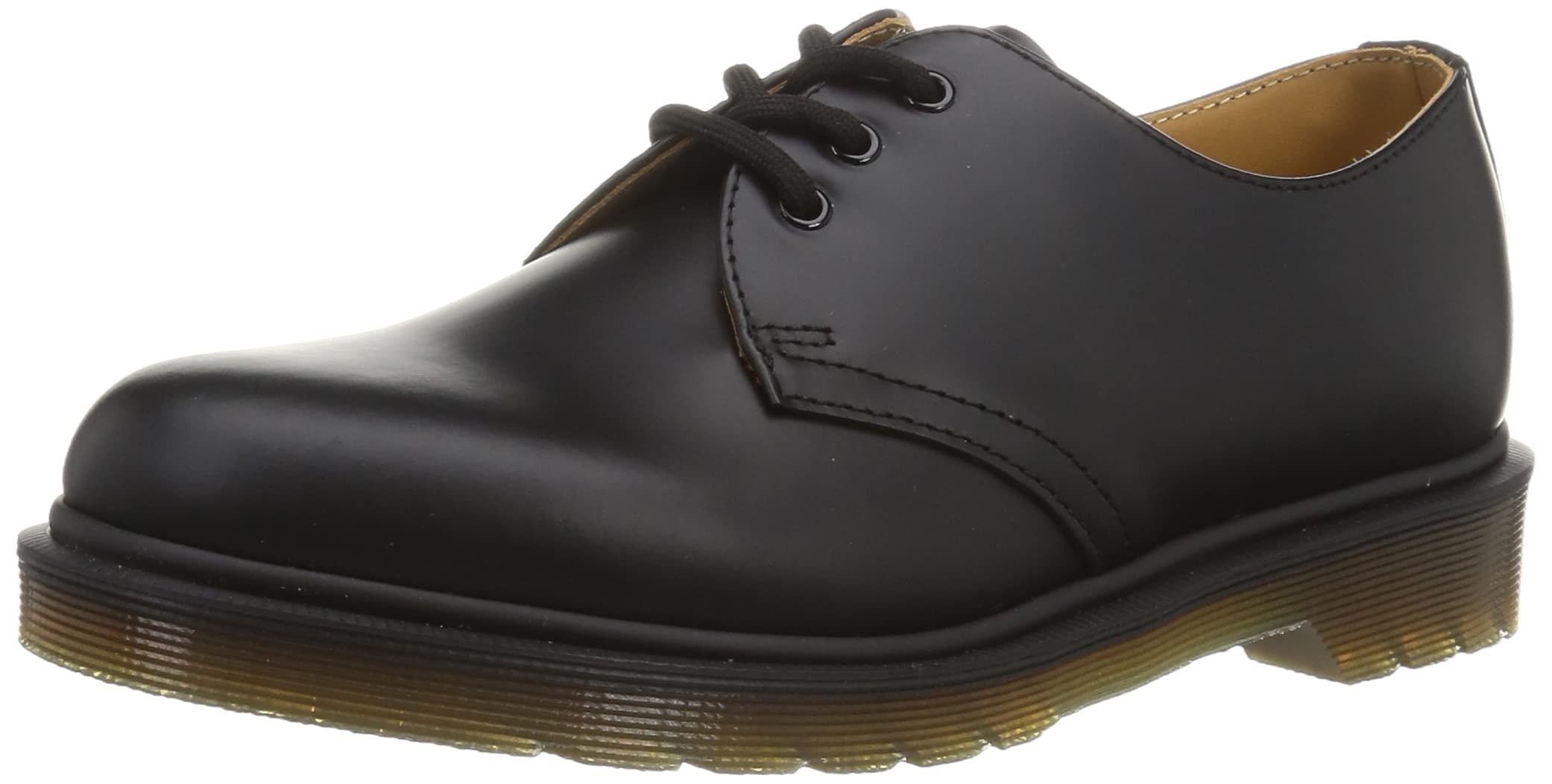 Dr. Martens 1461PW Smooth 59 Last Unisex-Erwachsene Derby Schnürhalbschuhe, Schwarz (Black Smooth), 37 EU