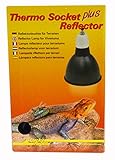 Lucky Reptile Thermo Socket plus Reflector Klein, Schwarz, 1 Stück (1er Pack)