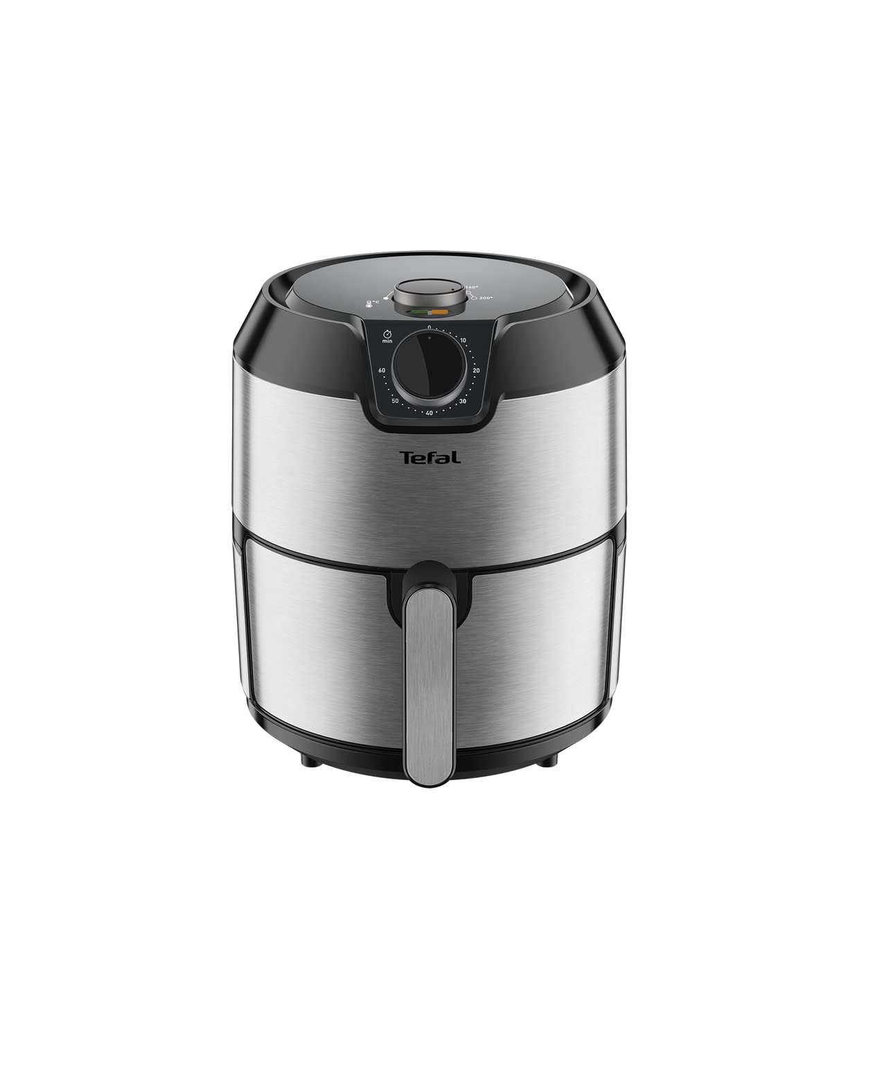 Tefal Easy Fry EY201D Freistehende Heißluftfritteuse, 4,2 l, Schwarz, Edelstahl, 1500 W