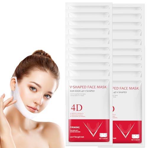 Bloskin Double Chin Mask Reusable, Bloskin Double Chin Lifting Mask Reusable, Bloskin Chin Masks, Bloskin Lifting Face Mask (20pcs,New)