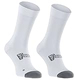 SQlab Unisex Sq-socks One12 Fahrradsocken, Weiß, 42-44 EU