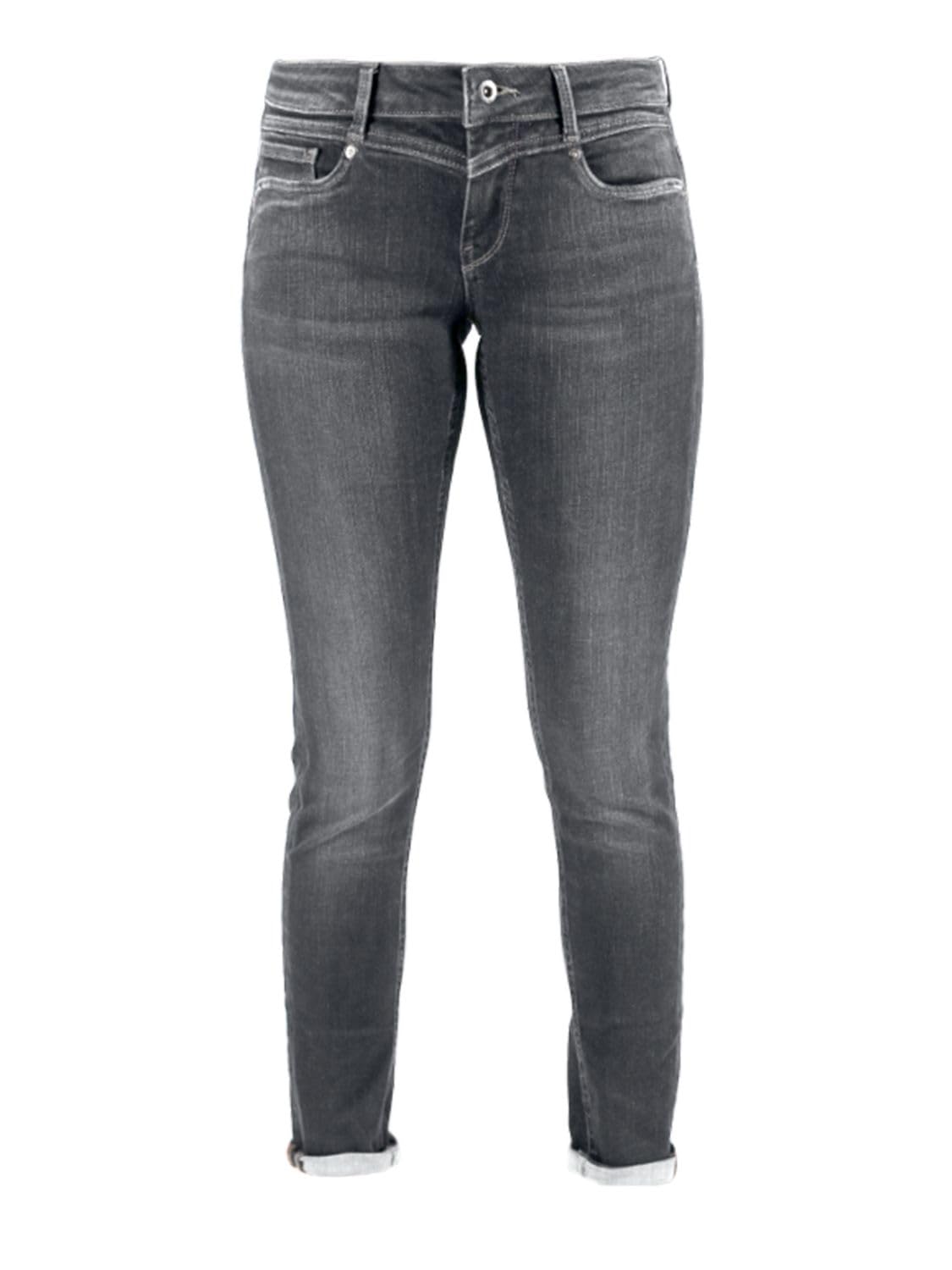 M.O.D. Damen Jeans Ellen - Skinny Fit - Grau - Florencia Grey W25-W34 89% Baumwolle Stretchjeans, Größe:26W / 30L, Farbvariante:Florencia Grey 3414