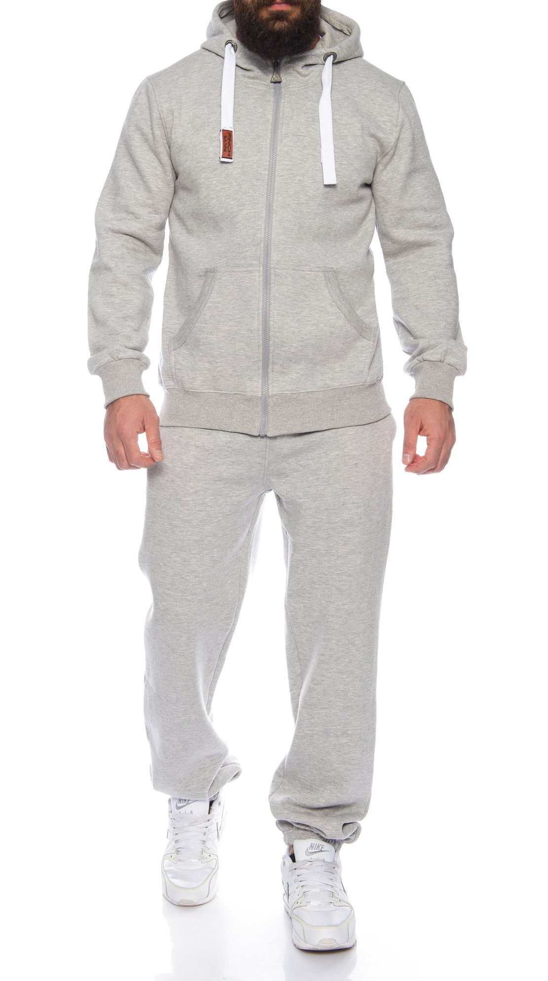 Finchman Finchsuit 1 Herren Jogging Anzug Trainingsanzug Sportanzug FMJS135, Gray, XL