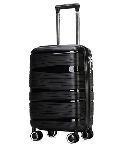 RUVOO Koffer Trolley Reisekoffer Koffer Mit Spinnerrädern, Leichten Ergonomischen Griffen, Reisekoffer Koffer Gepäck Rollkoffer (Color : D, Size : 20inch)