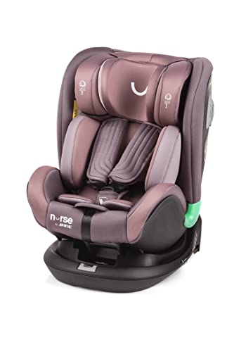 Nurse by Jané Cruiser, Autositz, 40 bis 150 cm, i-Size, Isofix und Top Tether, nach vorne oder hinten wendbar, 360º drehbar, mitwachsend