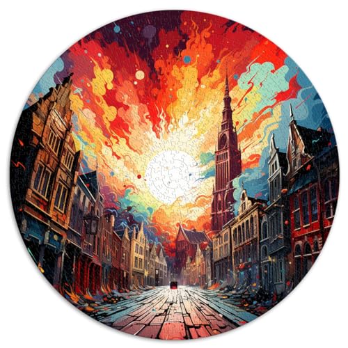 Puzzle | Puzzles Tournai, buntes Puzzle, 1000 Teile, für Erwachsene, 67,5 x 67,5 cm, Puzzlespiel, Heimdekoration, Puzzlespielzeug