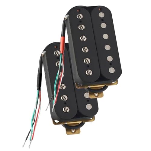 E-Gitarre Humbucker Black Pickup Four Conduct mit Shield Gitarrenteilen Single-Coil-Tonabnehmer