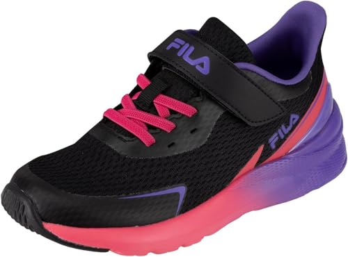 FILA Unisex Kinder Laufschuh Crusher V Kids, Black Teaberry, 30 EU