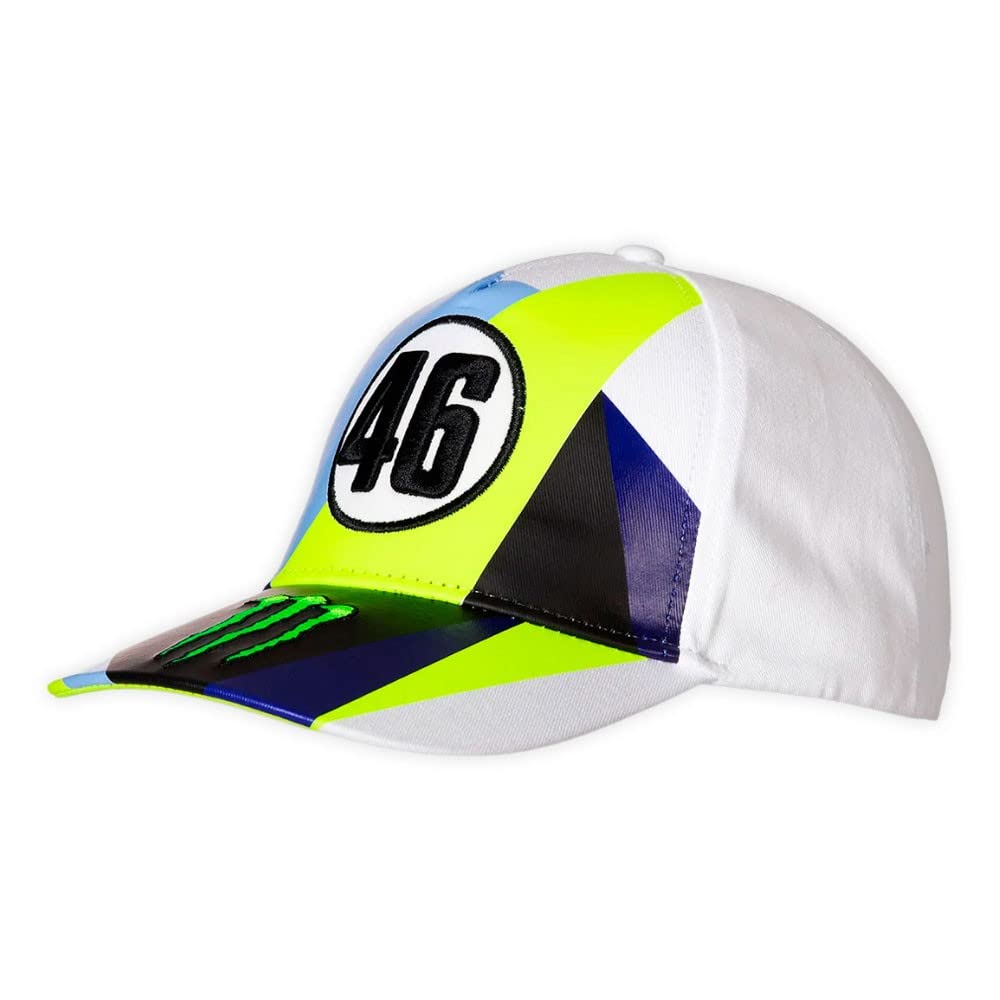 Valentino Rossi Kappe Mit Visier Abu Dhabi,Mann,One Size,Weiss