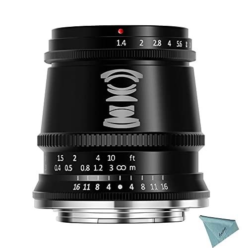 TTArtisan 17mm F1.4 APS-C Wide Angle and Large Aperture Camera Lens for M43-Mount