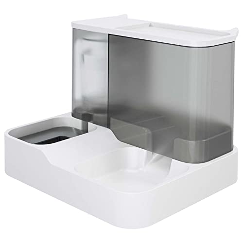 Beelooom Automatischer Futterautomat, 2-In-1-Futter- und Wassernapf-Set, Automatischer Trinkbrunnen und Futterspender