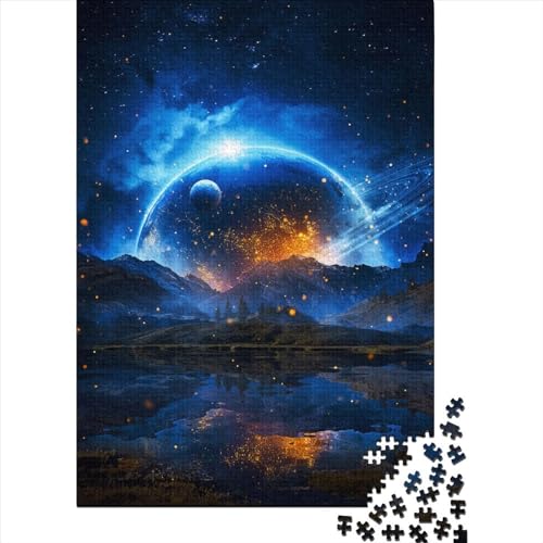 Space Is Wild Puzzles Puzzles für Erwachsene Teenager 1000 Teile Puzzles für Erwachsene Spielspielzeug für Erwachsene Familienpuzzles Geschenk 75x50cm