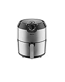 Tefal Easy Fry EY201D Freistehende Heißluftfritteuse, 4,2 l, Schwarz, Edelstahl, 1500 W